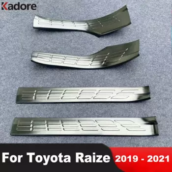 Накладка на порог из нержавеющей стали для Toyota Raize 2019 2020 2021