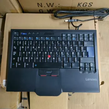 Наклейка в Бельгию, внешняя USB-клавиатура Lenovo Thinkpad для настольного компьютера, ноутбука, клавиатура с красной точкой