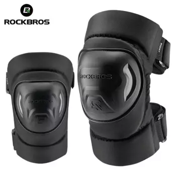 Наколенники ROCKBROS для мотокросса, защита от падения, налокотники, ночная отражающая защита для гонок, для велоспорта, гонок