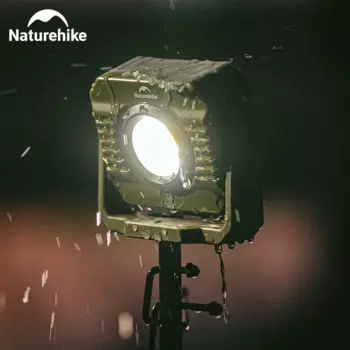 Наружный прожектор Naturehike, рабочая модель, освещение для кемпинга, портативный водонепроницаемый, 48 часов автономной работы, Многоскоростной фонарь для сотового телефона