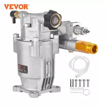 Насос для мойки высокого давления VEVOR, 3/4 дюйма, вал, 3400 PSI, 2,5 GPM