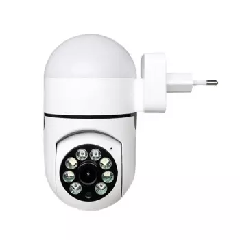 Настенная лампа 2MP 1080P V380 APP, полноцветная Беспроводная лампа с идентификацией людей, Домашняя безопасность CCTV, радионяня