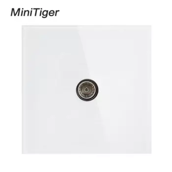 Настенная розетка Minitiger для телевизора, из закаленного стекла