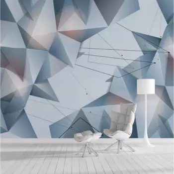 Настенные 3D обои для дома, декоративные геометрические абстрактные линии, фоновые 3D-обои для телевизора