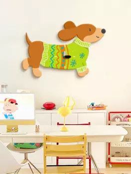 Настенные часы Dachshund щенок для гостиной допамин нишевые Креативные Часы для спальни столовой настенные часы новые милые часы