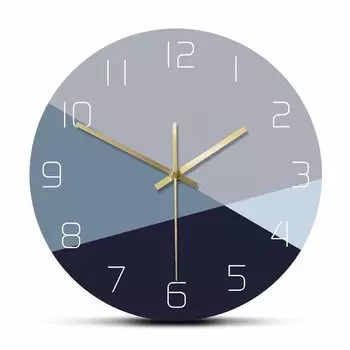 Настенные часы Geek Alerts синие и серые