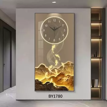 Настенные часы Nine Fish Black Frame