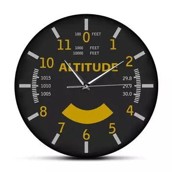 Настенные часы The Vinyl Clock Авиатор