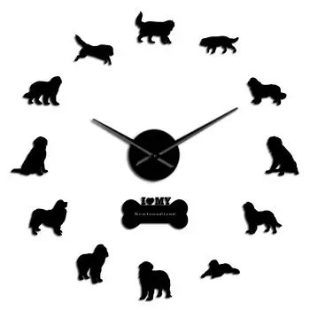 Настенные часы The Vinyl Clock Newfoundland Dog