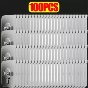 Настенные крючки 100 шт., прозрачные