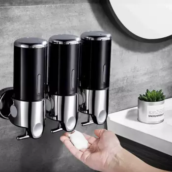 Настенный дозатор для мыла, 3 шт., 24x8x7,5 см