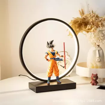 Настольная лампа «Драконий жемчуг» Wukong, маленькая ночная лампа, оригинальный мультяшный Аниме подарок для детей на день рождения, прикроватная лампа для спальни, бойфренда