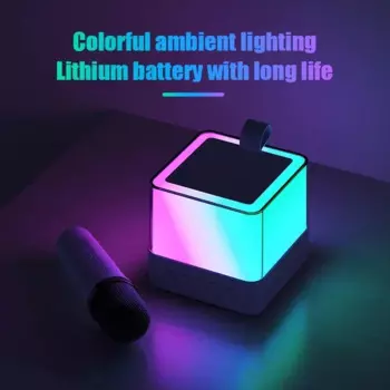 Настольная лампа K18 с микрофоном, 5 Вт, Bluetooth-динамик