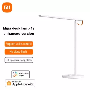 Настольная лампа Xiaomi Mijia 1S, улучшенная версия, высокий индекс цветопередачи Ra95, поддержка голосового управления, защита глаз, складной Настольный светильник