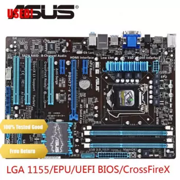 Настольная Материнская плата Asus P8H77-V LE H77 Socket 1155 USB3.0 DDR3 32GB ATX в продаже