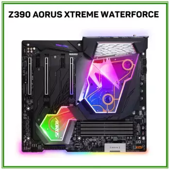 Настольная материнская плата для G-i-g-a-b-y-t-e LGA1151 DDR4 128 ГБ E-ATX Z390 AORUS XTREME WATERFORCE