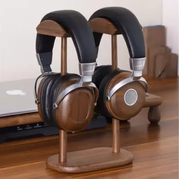 Настольная повязка на голову для наушников WALNUT, деревянная подставка, держатель для Airpods Max Beats Series, игровые наушники для ПК, держатель для наушников
