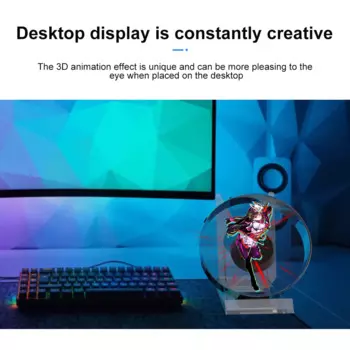 Настольный 3D голографический проектор, функция проекции, удаленный рекламный дисплей, 3D вентилятор, голографический проектор с логотипом
