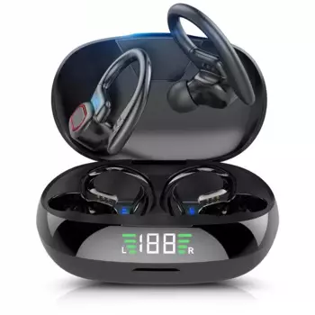 Настоящие беспроводные наушники, спортивные водонепроницаемые наушники Bluetooth 5,2, Hi-Fi стереонаушники, TWS гарнитура, игровые наушники