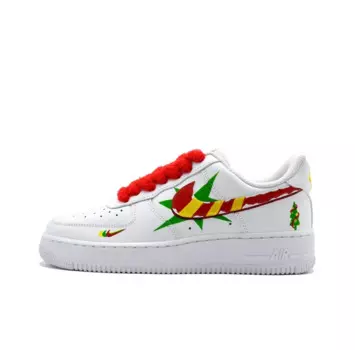 НастроитьNike Air Force 1, низкие женские кроссовки с рождественской елкой DD8959-100-Team111