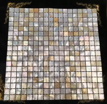 Натуральная Золотая перламутровая ракушка плитка для кухни Backsplash Настенная Ванная комната MOPSL090