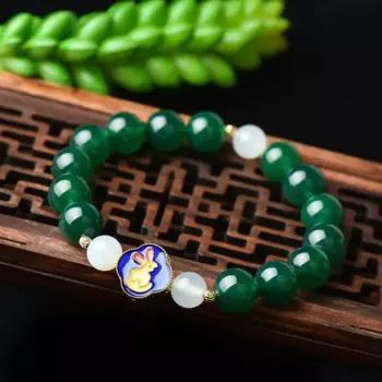 Натуральный агат 12 зодиаков Хранитель пара один круг круглый бисер браслет в китайском стиле сгоревшая Синяя рука для мужчин и женщин