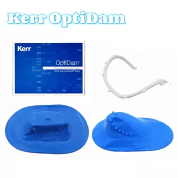 Натуральный каучук, латекс Kerr Optidam Dental, трехмерная Резина-Пломба для переднего и заднего вида