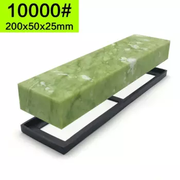 Натуральный зеленый агат точильный камень 10000