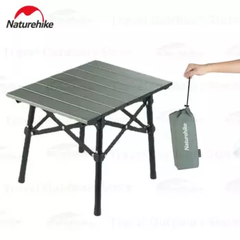 Naturehike небольшой туристический стол Сверхлегкий Алюминиевый Портативный складной туристический стол для пикника на открытом воздухе складной стол 40.5X29X30.5CM