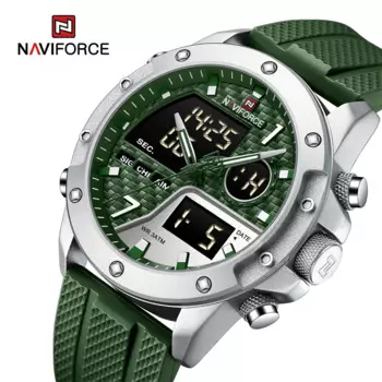 NAVIFORCE часы для мужчин лучший бренд класса люкс ремешок из ТПУ спортивные кварцевые наручные часы Mele водостойкие военные цифровые часы Reloj Hombre