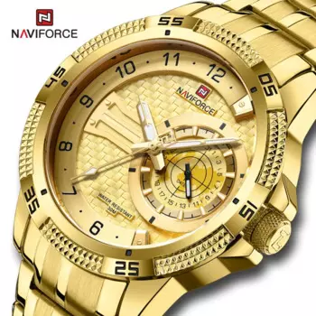 NAVIFORCE модные брендовые мужские кварцевые часы, водонепроницаемые спортивные светящиеся мужские наручные часы из нержавеющей стали, Relogio Masculino 2023,