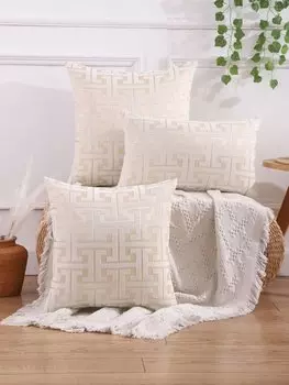 Наволочка из полиэстера/хлопка с вышивкой 30x50 см 45x45 см
