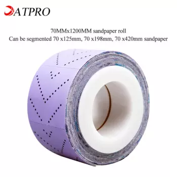 Наждачная бумага ATPRO 70 мм x 120 0 мм, фотобумага может быть сегментирована 125 мм, 198 мм, 420 мм, Ручная шлифовка, флокирующая наждачная бумага