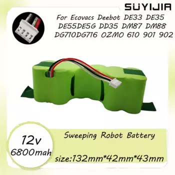 Небольшая толпа не подходит для DE55 12V6800mAh Ni-MH робот-пылесосов аккумуляторные аксессуары подходят для Cobos DE33 и т. д.