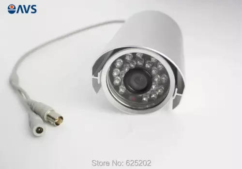 Недорогая цилиндрическая камера видеонаблюдения CMOS 1000TVL с кронштейном