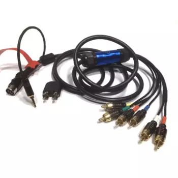 Neogeo MVS к RGBS RCA кабель, экранированный MVS аудио кабель, ретро видео игровая консоль, кабель преобразования видео