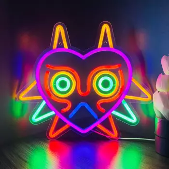 Неоновая подсветка для комнаты, маска для украшения стен, игровой подарок, игровой Декор