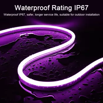 Неоновая Светодиодная лента RGB с поддержкой Wi-Fi, водонепроницаемая, IP67