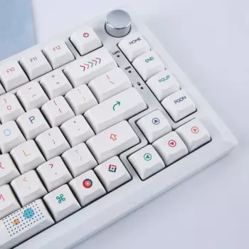 Неоновая тема 127 клавиш PBT колпачки клавиш XDA профиль ISO макет английский корейский для игр RGB механическая клавиатура для переключателя Cherry MX