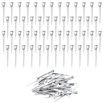 NEW-250Pcs 2 дюйма, E5, гвозди в форме подковы, цветные стеклянные блоки, гвозди в форме подковы для безопасных стеклянных поделок