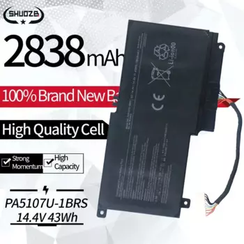 New PA5107U-1BRS PA5107U Battery for Toshiba Satellite L45 L45D L50 P55 P55-A5312 L55 L55T P50-A S55-A5275 S55-A5294 S50 S55T