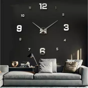 Настенные часы Horloge Murale 3D зеркальные