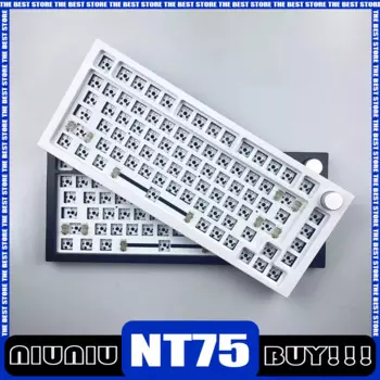 Nexttime 75 Nt75 Беспроводная механическая клавиатура в комплекте в следующий раз 75 с ручкой Проводная игровая клавиатура на заказ Rgb с горячей заменой ПК геймера