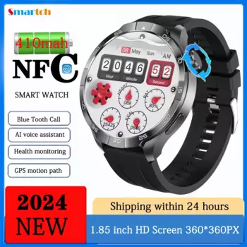 NFC Blue Tooth Call Спортивные GPS Motion Path Музыка Смарт-часы Мониторинг здоровья Водонепроницаемые умные часы с беспроводной зарядкой погоды