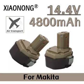 NI-MH аккумулятор для электроинструмента 14,4 В 4800 мАч для Makita PA14 1422 1420 192600 -1 6281D 6280D