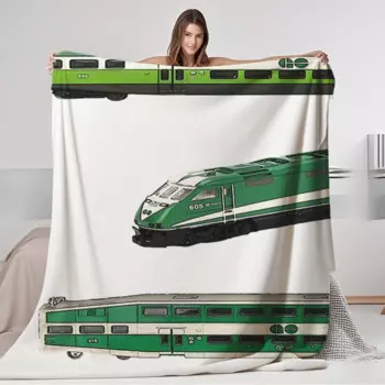 Nice Design Toronto Go Trains Blanket плед на диван: breathable, пледы пушистые мягкие, blanket for winter, weatherproof