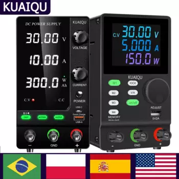 Nice-Power 30 В 10 А Источник питания постоянного тока Регулируемый цифровой дисплей Лабораторные источники питания Регулятор напряжения 60 В 5 А 120 В 3 А Ремонт