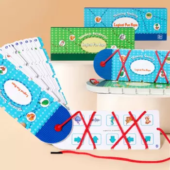 Нитки для нитей, игрушки, Дошкольная развивающая игрушка, нитки, игра, животные, подходящие карты и игрушки, обучение логическому мышлению