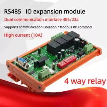 NLK-O-4 способ RS485 триггерный релейный модуль реле ввода/вывода расширения Modbus RTU модуль реле
