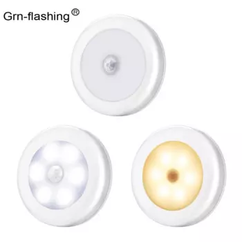 Ночник с датчиком движения GRN-FLASHING 6 светодиодов